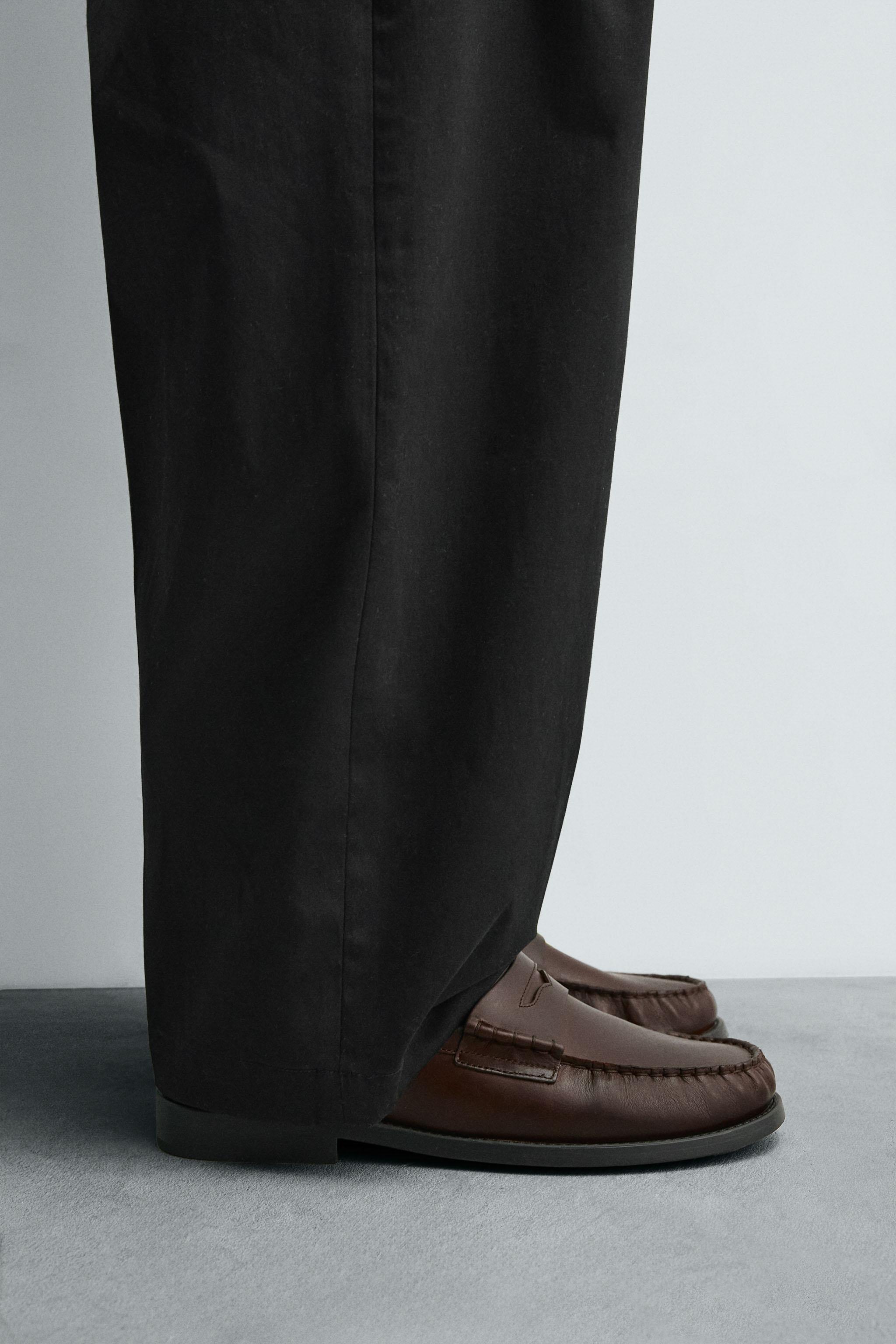 LEATHER PENNY LOAFERS
